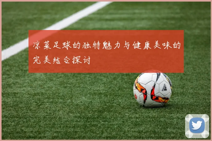 凉菜足球的独特魅力与健康美味的完美结合探讨